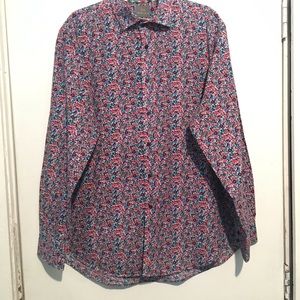 Floral Print button down shirt